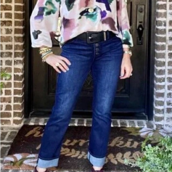 CAbi Denim - Cabi Button Fly Straight Jeans